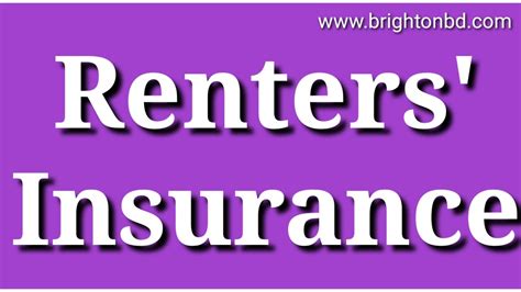 What Is Renters Insurance Insurance Insurancecompanies Insurancelaw