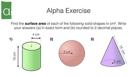 Volume And Surface Area Of Spheres Worksheet