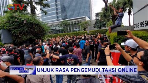 Unjuk Rasa Pengemudi Taksi Online Di Jakarta Selatan BuletiniNewsMalam