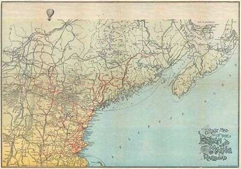 Tourist Map of the Boston and Maine Railroad.: Geographicus Rare ...