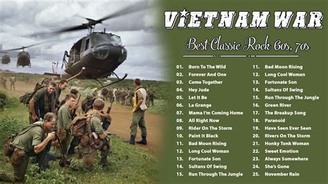 60s 70s Greatest Rock N Roll Vietnam War Music - 🎸Top 100 Vietnam War Songs🎻 Classic Rock Of 60s ...