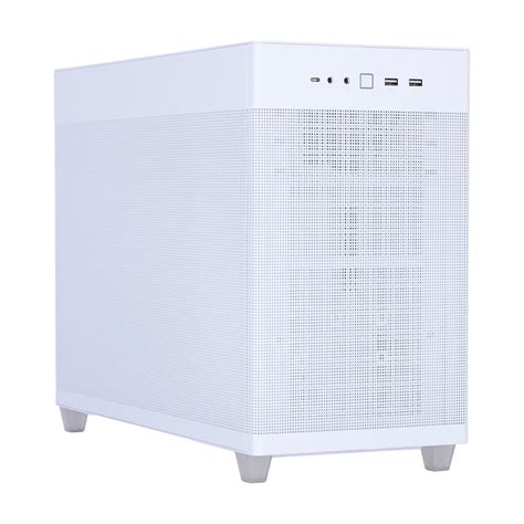 Case เคส Asus Prime Ap201 White Micro Atx