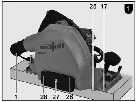 Mafell Mf26cc Groove Cutting Machine Instruction Manual