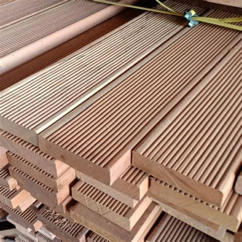 Jual Papan Decking Asli Kayu Bengkirai Lebar Cm Untuk Lantai Dan Pagar