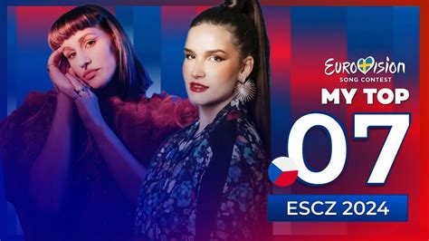 Escz My Top Czechia Eurovision Youtube