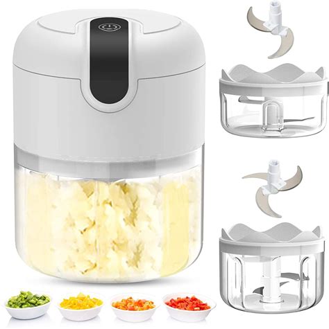 JDSI Electric Mini Garlic Chopper Small Wireless Food Processor