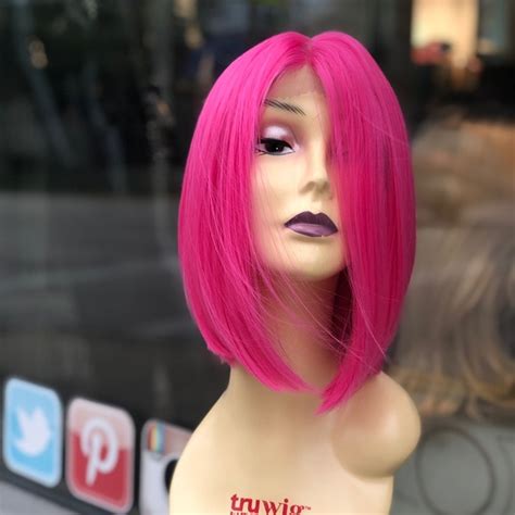 Accessories Hot Pink Short Bob Wig Soft 220 Lacefront Wig Poshmark