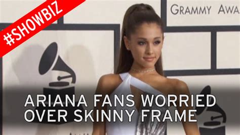 Ariana Grande Divides Opinion As Skinny Grammys Look Worries Fans While