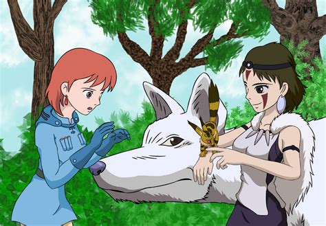 Nausicaa x San (Ghibli crossover) by mellliaaah on DeviantArt