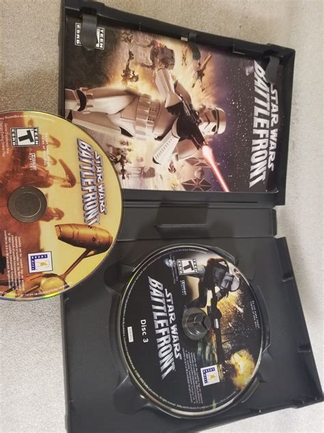 Star Wars Battlefront Pc Game Cd Rom Set Discs With Key Windows