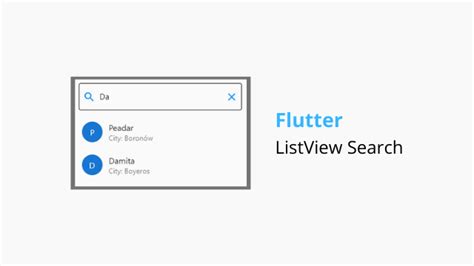 Flutter Search Bar