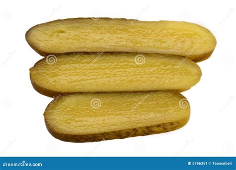 Gherkin Slices Stock Image Image Of Snack Slices Nutrition 5766351