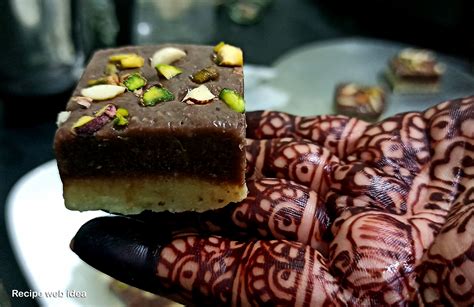 Chocolate Barfi Recipe How To Make Chocolate Burfi Indian Sweet