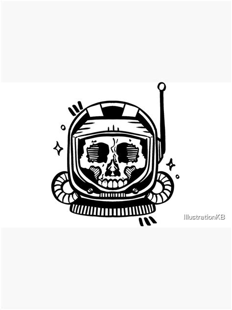 "Space Skull Astronaut Tattoo Style" Poster for Sale by IllustrationKB ...