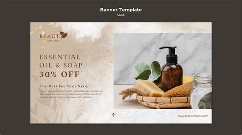 Free Psd Soap Banner Template With Photo