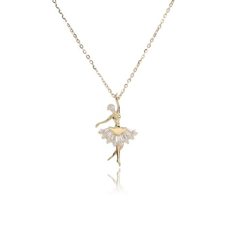 Ballet Dance Girl Necklace Ballerina Necklace Ballerina T Dance