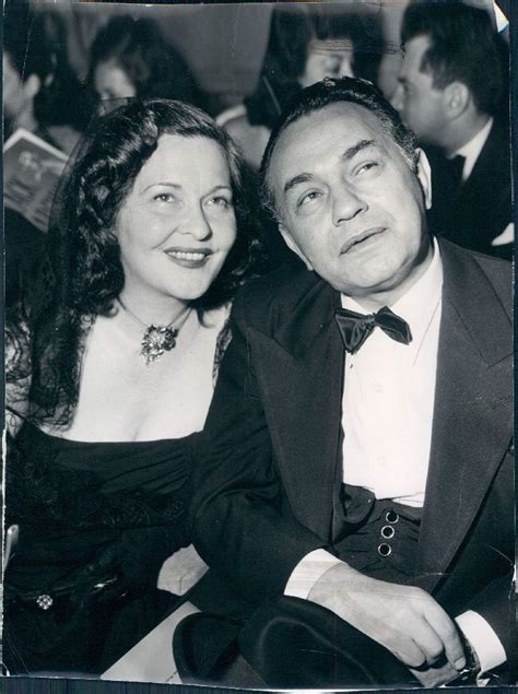 Edward G Robinson And Wife Gladys Old Hollywood Movie Celebrity