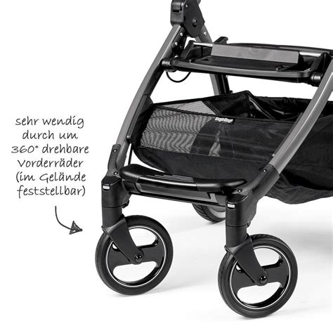 Peg Perego Kinderwagen Set Book S Elite Completo Modular Gestell Jet