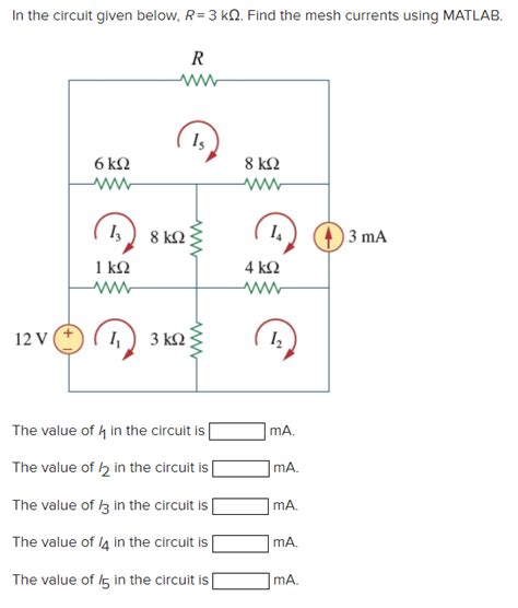 Solved In The Circuit Given Below R 3 Mathrm K O