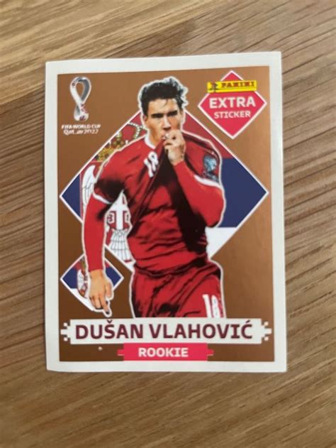 Panini World Cup WM 2022 Katar Dusan Vlahovic Extra Sticker Acheter