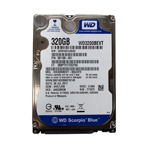 USED Harddisk HDD Sata 320gb 2.5" One To One Warranty - Tech Murah