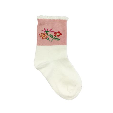 Wrapables Pink Flower Girl Socks For Baby Set Of 3