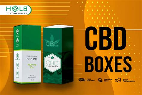 Custom CBD Boxes CBD Packaging Boxes Wholesale USA