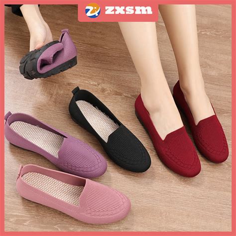 Ready Stockkasut Perempuan Women S Breathable Soft Soled Shoes