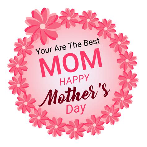 Happy Mother Day Vector Hd PNG Images Happy Mother S Day Wishes Design