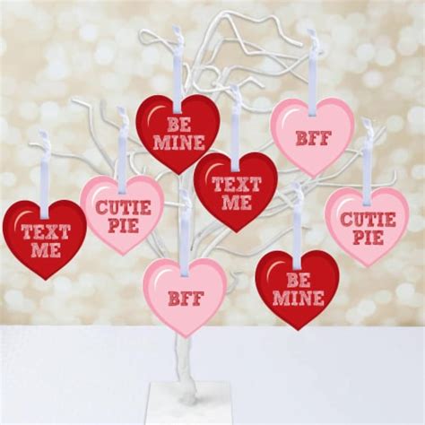 Big Dot Of Happiness Conversation Hearts Valentine S Day Decor Tree