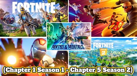 All Fortnite Cinematic Season Trailers Chapter 1 5 🤯 Youtube