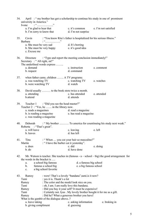 Soal Bahasa Inggris Kls X Sma Soalujian Net