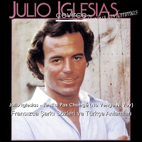 Julio Iglesias Je Nai Pas Changé No Vengo Ni Voy Fransızca Şarkı