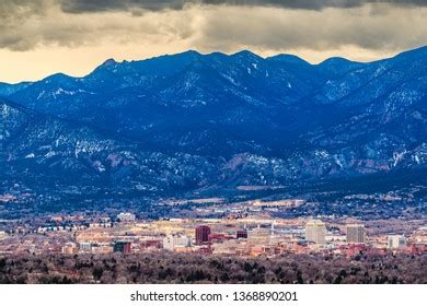 Colorado Springs Colorado Usa Downtown Skyline Stock Photo 1368890201 | Shutterstock