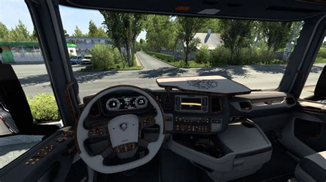 Scania Next Gen Wood Detailed Interior By Sheytan Ets2 Mods