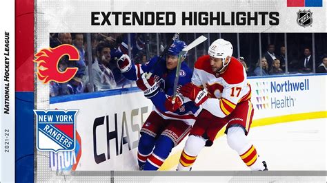 Calgary Flames Vs New York Rangers Oct 25 2021 Highlights Youtube