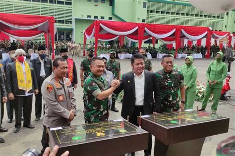 Jenderal Dudung Resmikan Dua Gedung Markas Militer Tni Ad Di Palembang