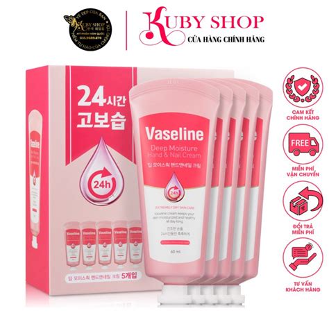 Kem Dưỡng Da Tay Móng Hàn Quốc Vaseline Deep Moisture Hand Nail