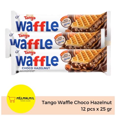 Jual Tango Waffle Choco Hazelnut 12 Pcs X 25 Gr Shopee Indonesia