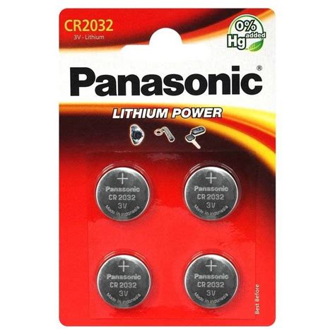 Cr Lithium Knoopcellen Van Panasonic Stuks Beterbatterij