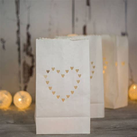 Set Of Ten Heart Paper Lanterns Wedding Lanterns, Candle Lanterns, Paper Lanterns, Candles ...