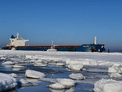 To nie Biegun Północny Tak wygląda plaża w Świnoujściu w zimowej