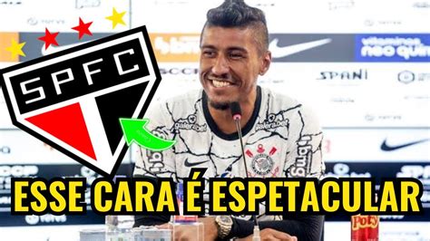 INCRÍVEL PAULINHO SE RENDE A CRAQUE DO SÃO PAULO Últimas notícias do