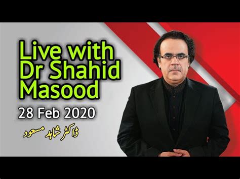 Live With Dr Shahid Masood 28th February 2020 New And Unseen Crisis Siasat Pk Forums