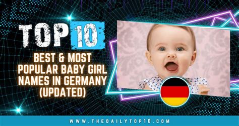 Top 10 Best & Most Popular Baby Girl Names in Germany (Updated)