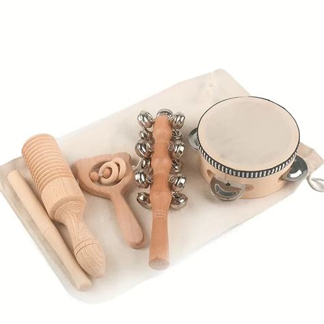 Wooden Orff Musical Instrument Set Combination Teaching Aids Temu