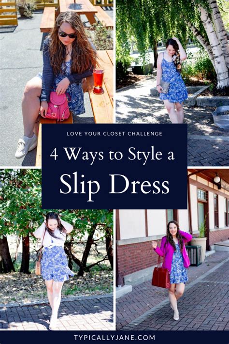 Love Your Closet Challenge | Slip Dress Recap 4 Ways to Wear a Slip Dress