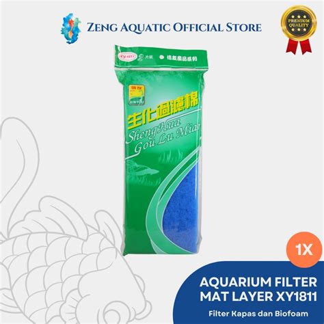 Jual XINYOU Kapas Filter Blue Green Coarse Wool 64 CM XY1811 Shopee