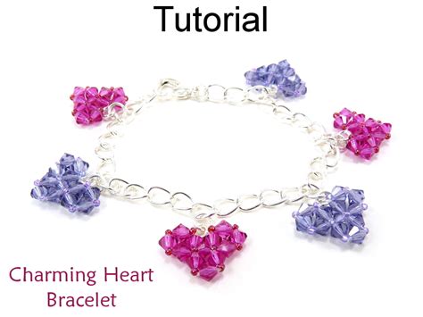 Beading Tutorial Pattern Bracelet Valentines Heart Jewelry Simple Bead Patterns Charming