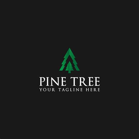 Pine Tree Logo Vector 24612144 Vector Art At Vecteezy